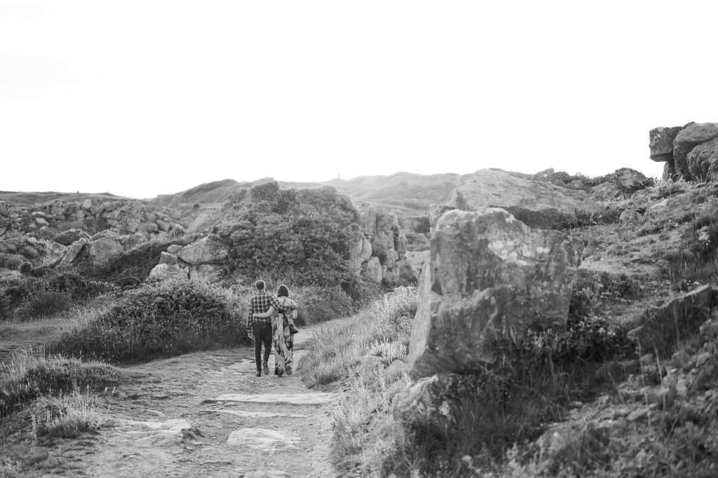Cornwall Wedding Photography. A beautiful Engagement Shoot at sunset around the the stunning Portland, Dorset.