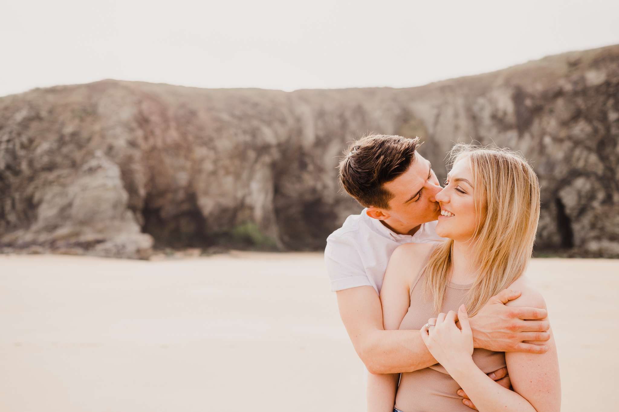 Proposal at Holywell Bay, Cornwall, UK