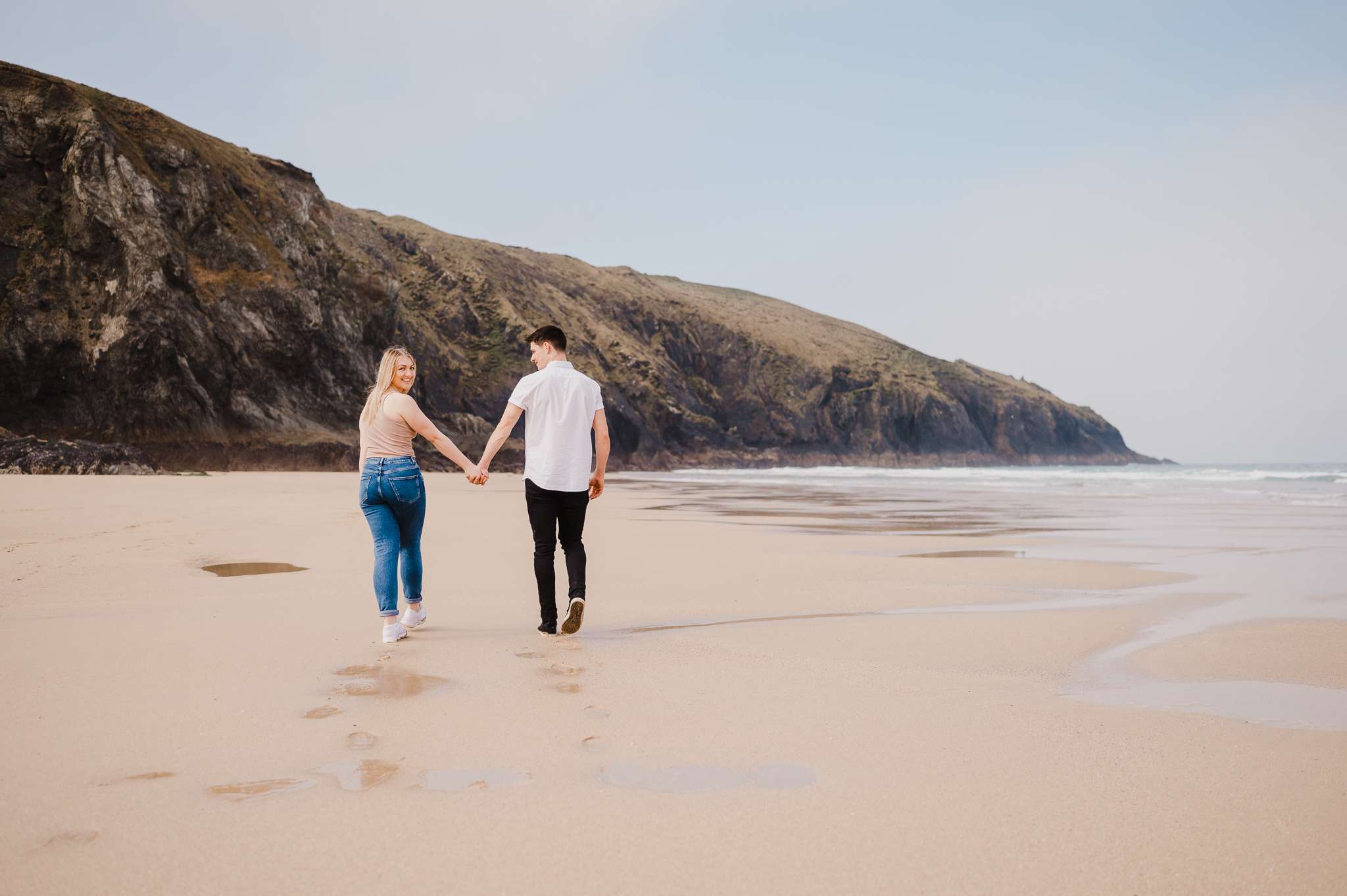 Proposal at Holywell Bay, Cornwall, UK