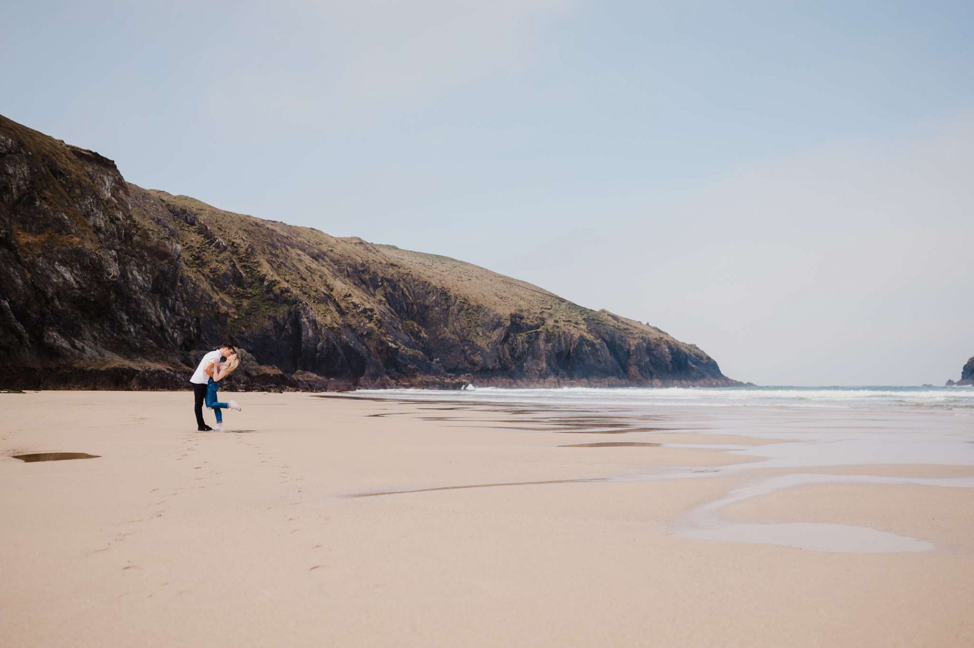 Proposal at Holywell Bay, Cornwall, UK