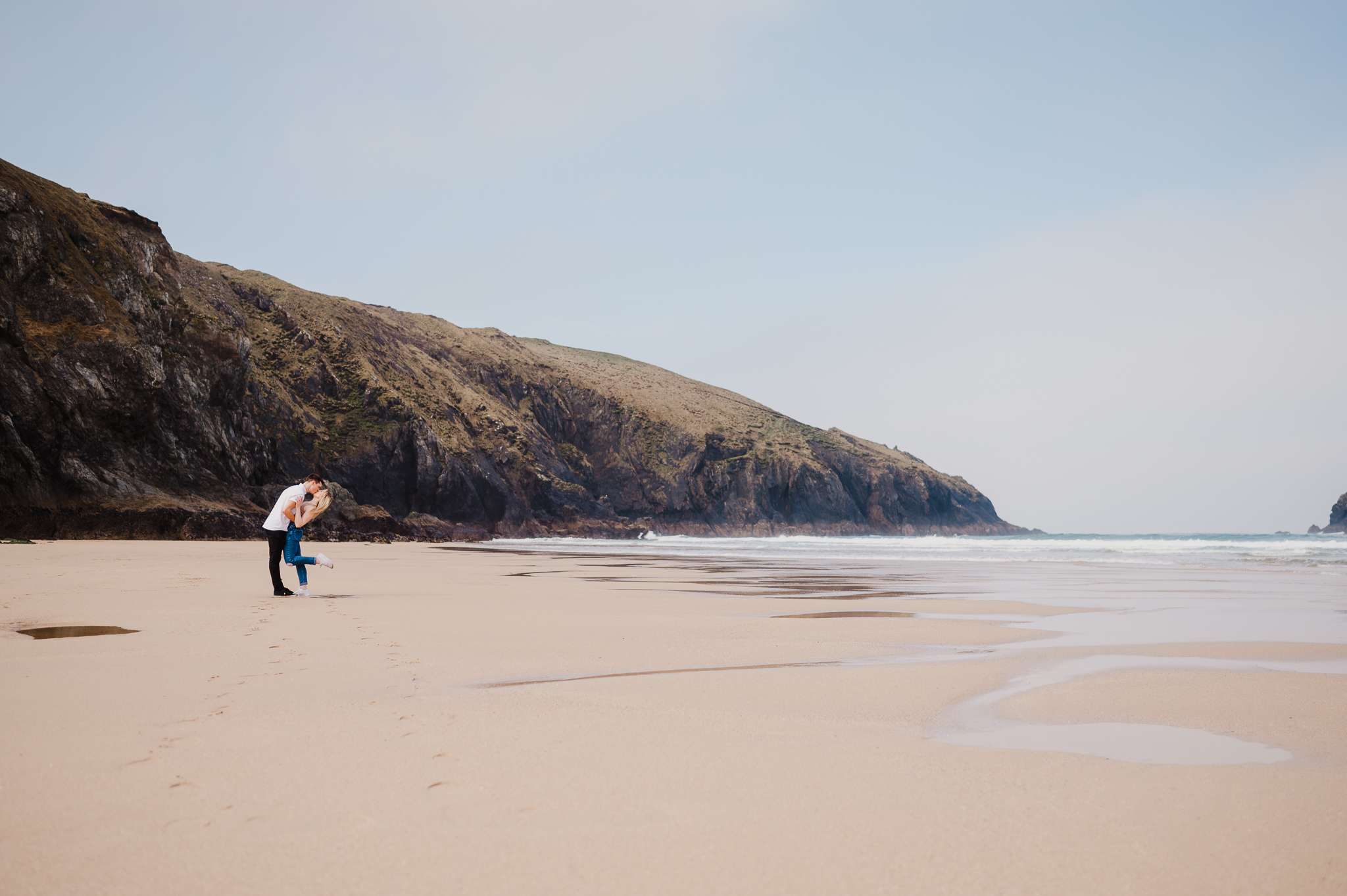 Proposal at Holywell Bay, Cornwall, UK