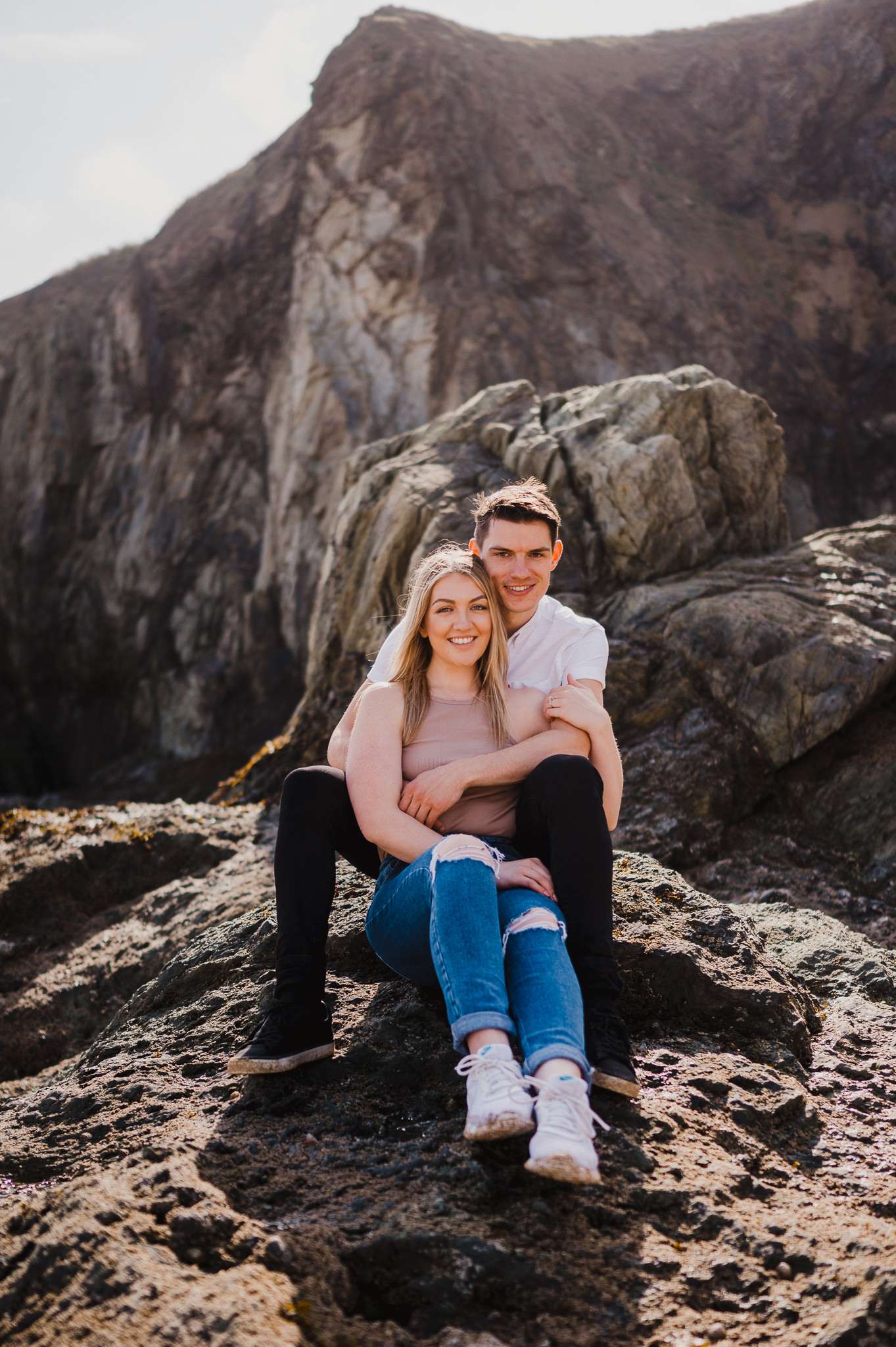Proposal at Holywell Bay, Cornwall, UK