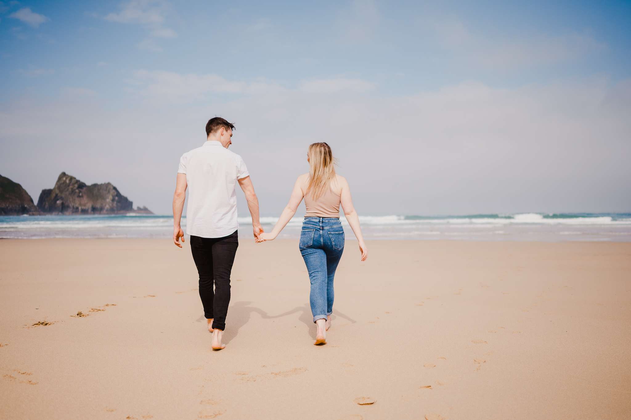 Proposal at Holywell Bay, Cornwall, UK