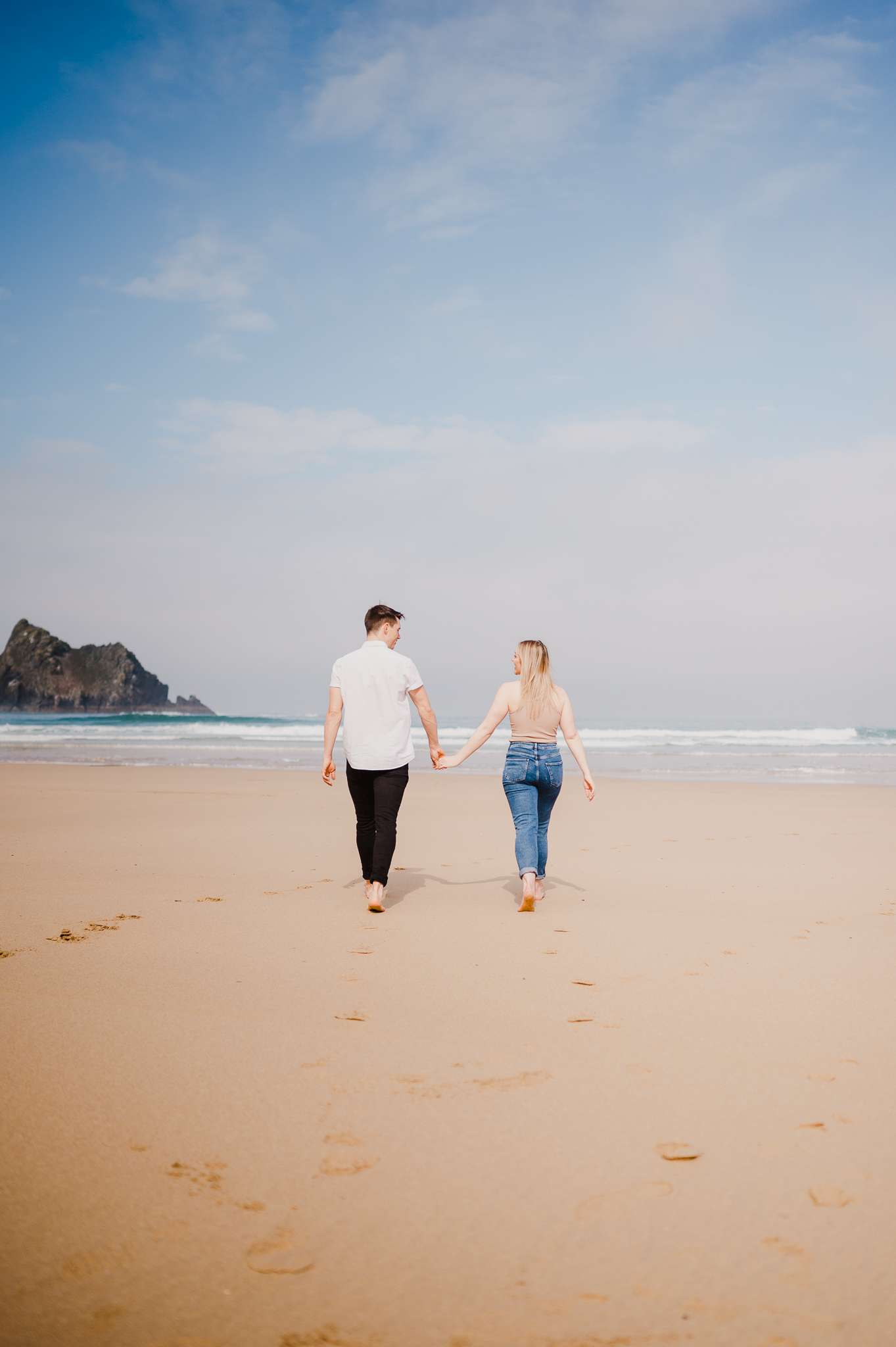 Proposal at Holywell Bay, Cornwall, UK