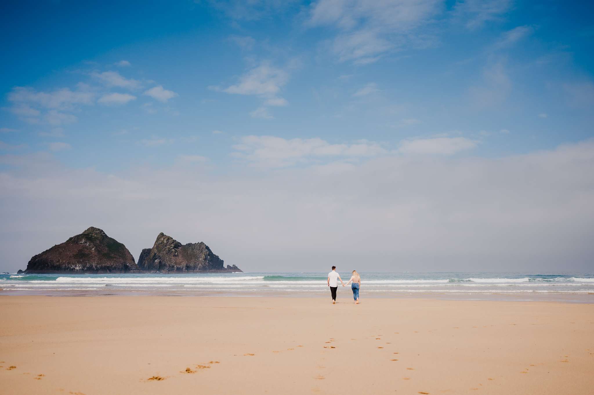 Proposal at Holywell Bay, Cornwall, UK