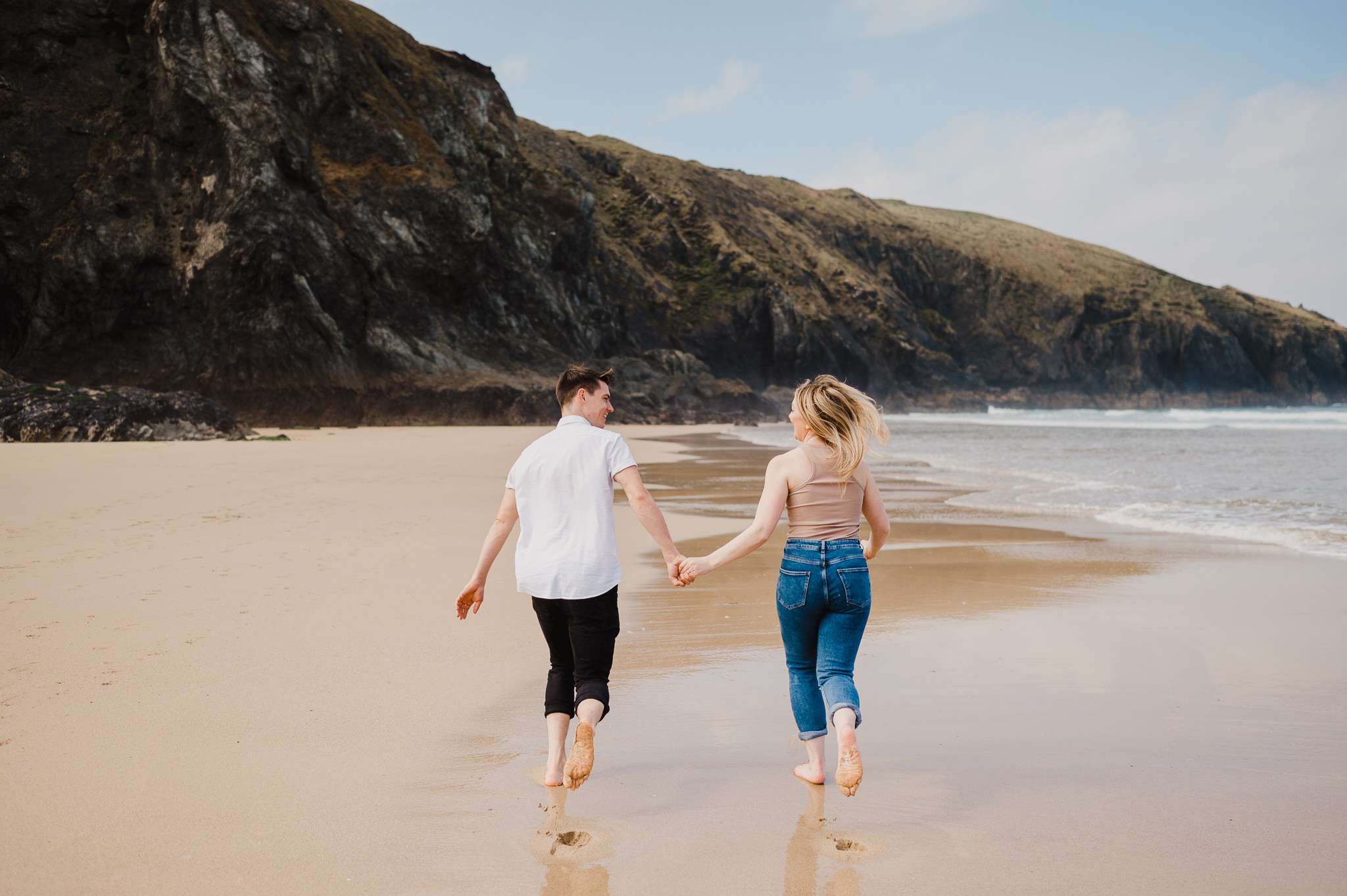 Proposal at Holywell Bay, Cornwall, UK