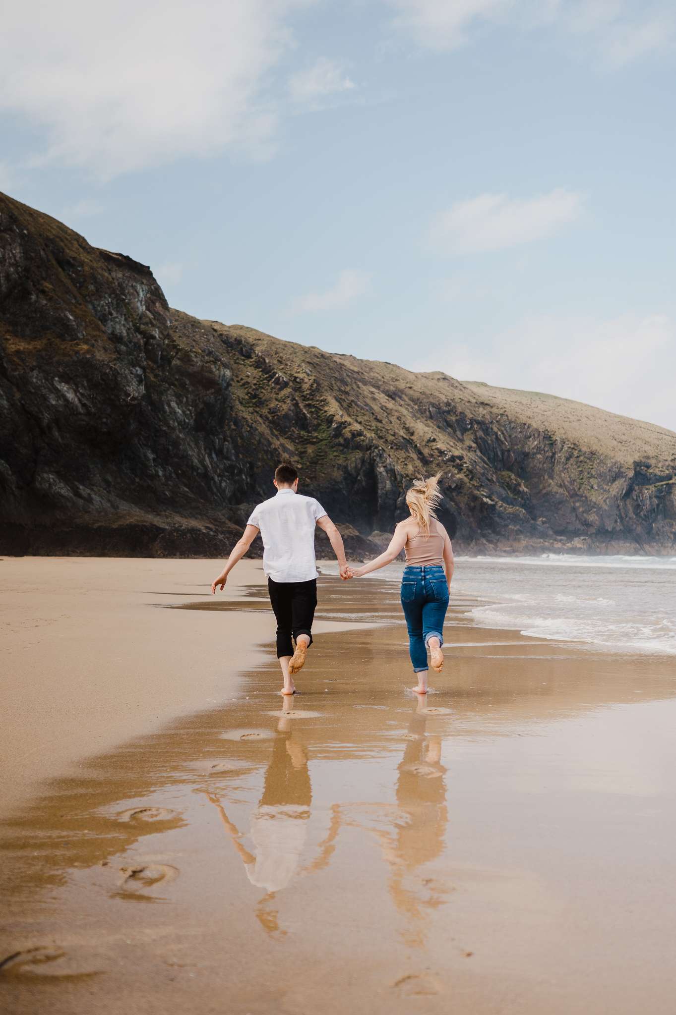 Proposal at Holywell Bay, Cornwall, UK