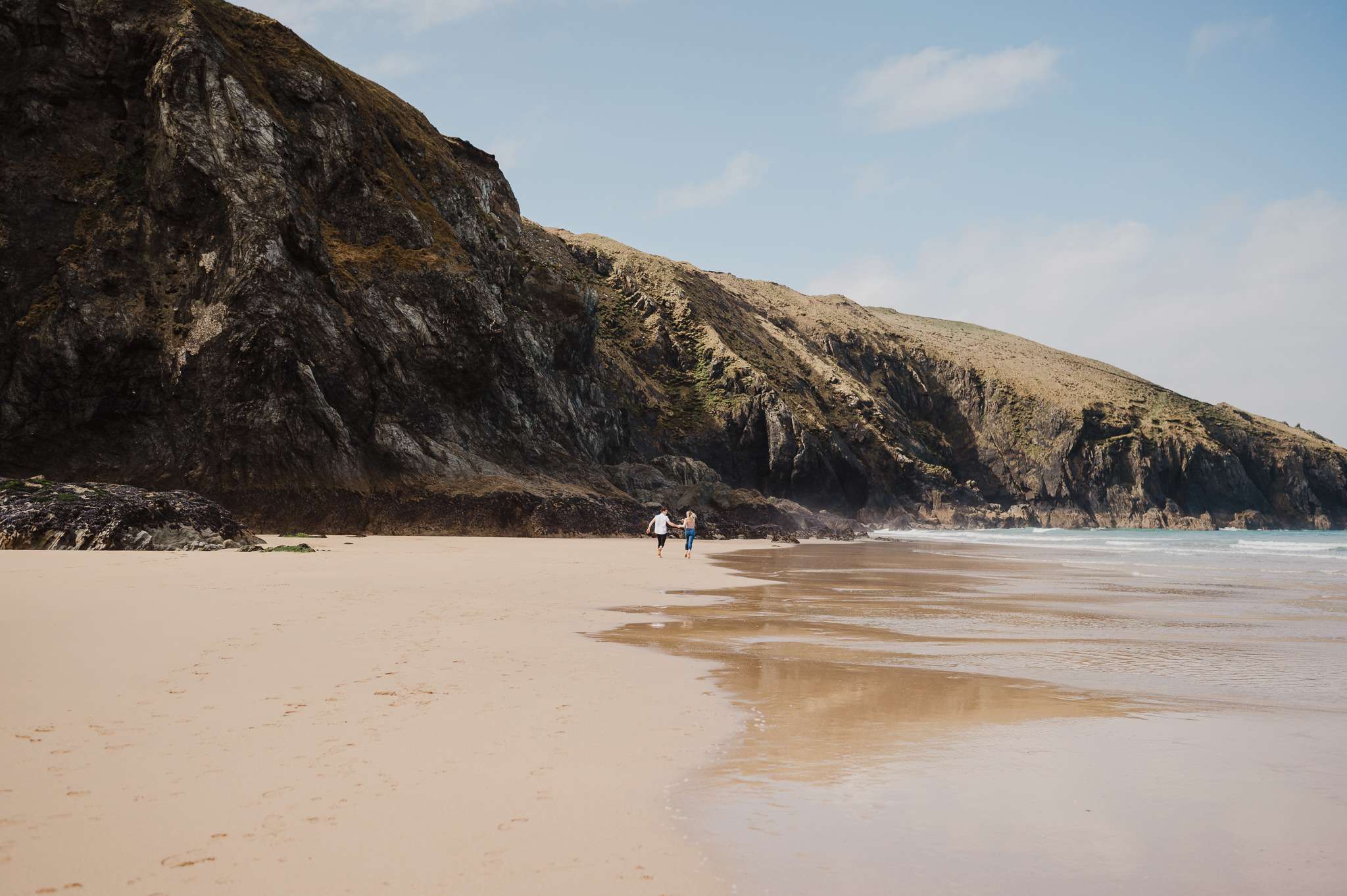 Proposal at Holywell Bay, Cornwall, UK