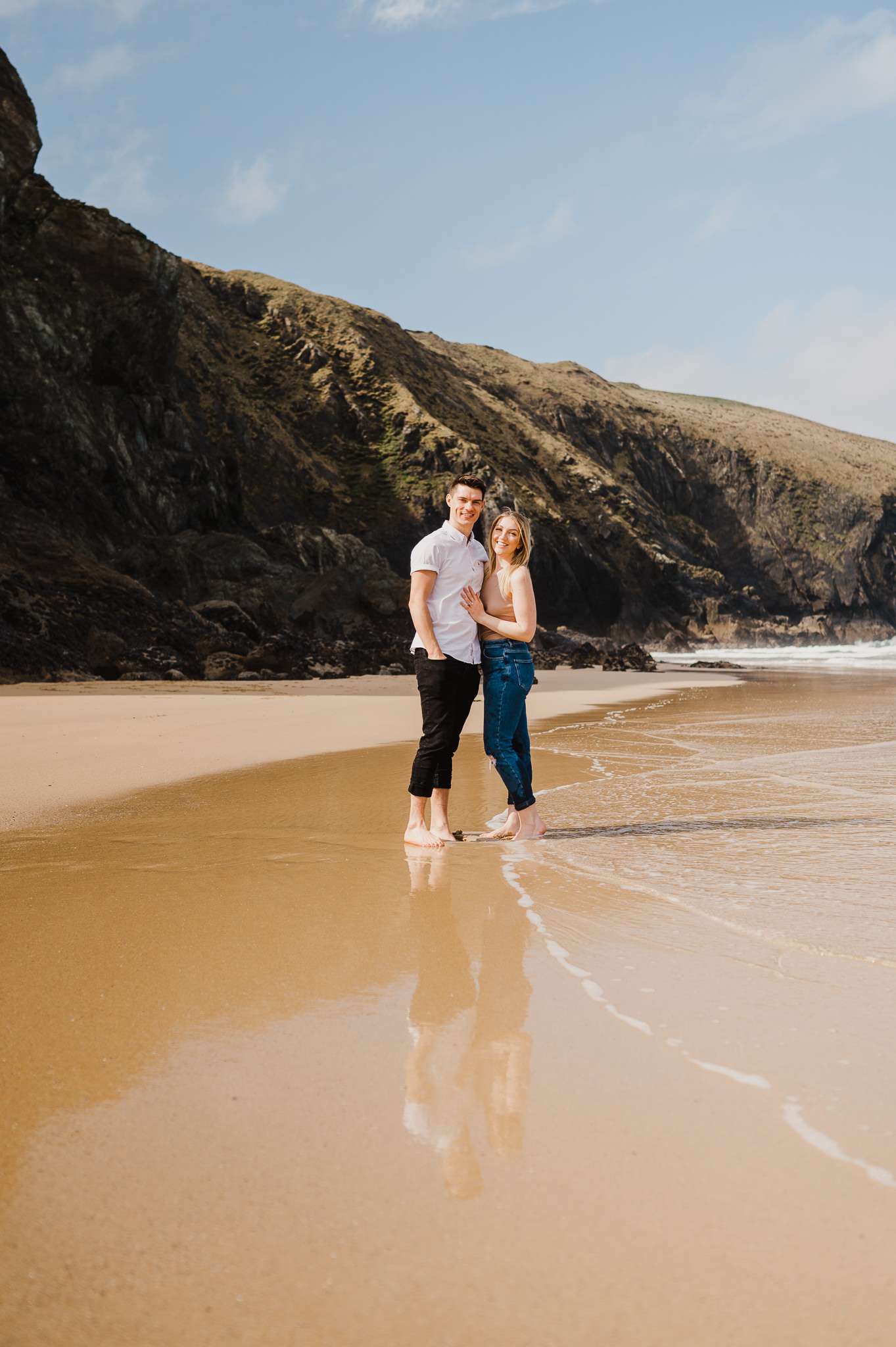 Proposal at Holywell Bay, Cornwall, UK
