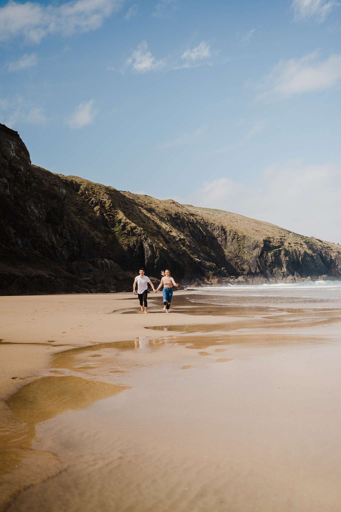Proposal at Holywell Bay, Cornwall, UK