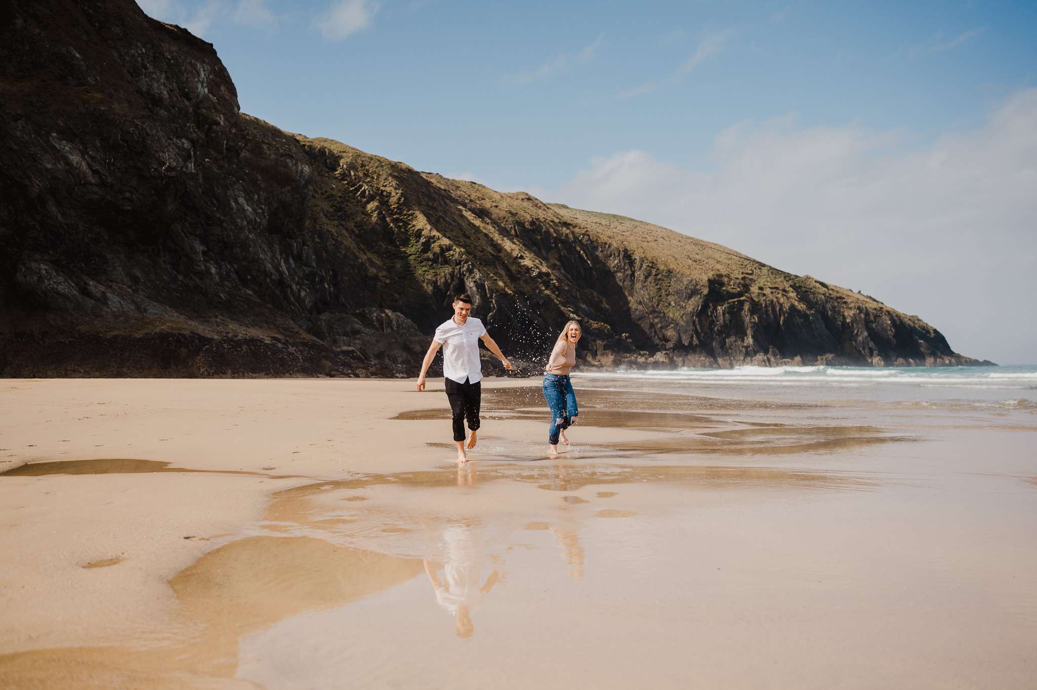 Proposal at Holywell Bay, Cornwall, UK