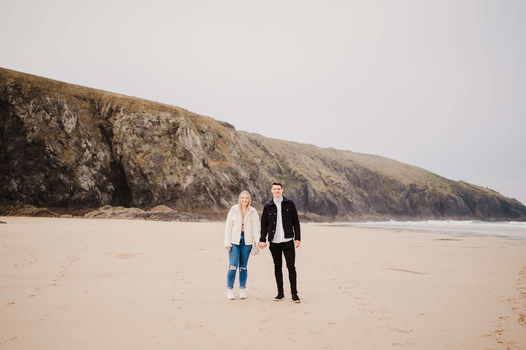 Proposal at Holywell Bay, Cornwall, UK