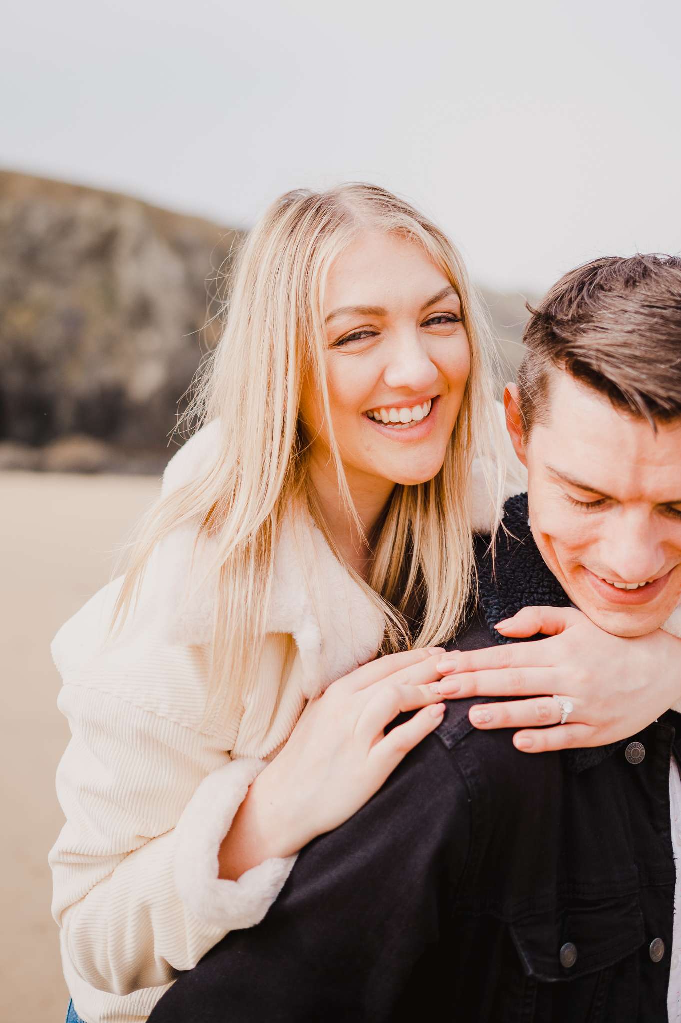 Proposal at Holywell Bay, Cornwall, UK