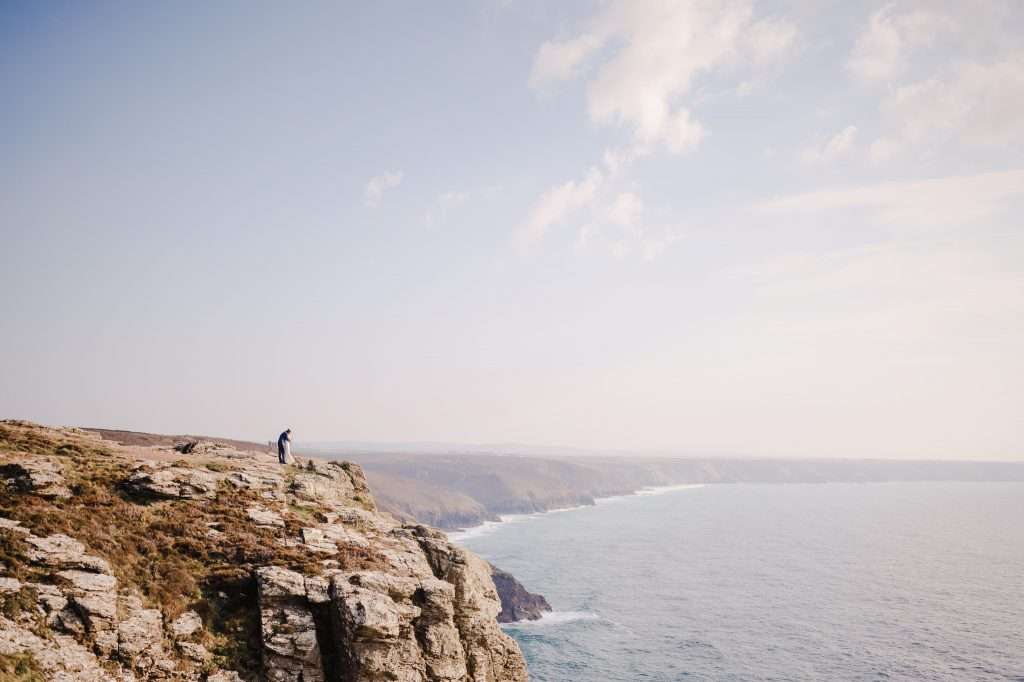 St Agnes Elopement | Cornwall Wedding Photography