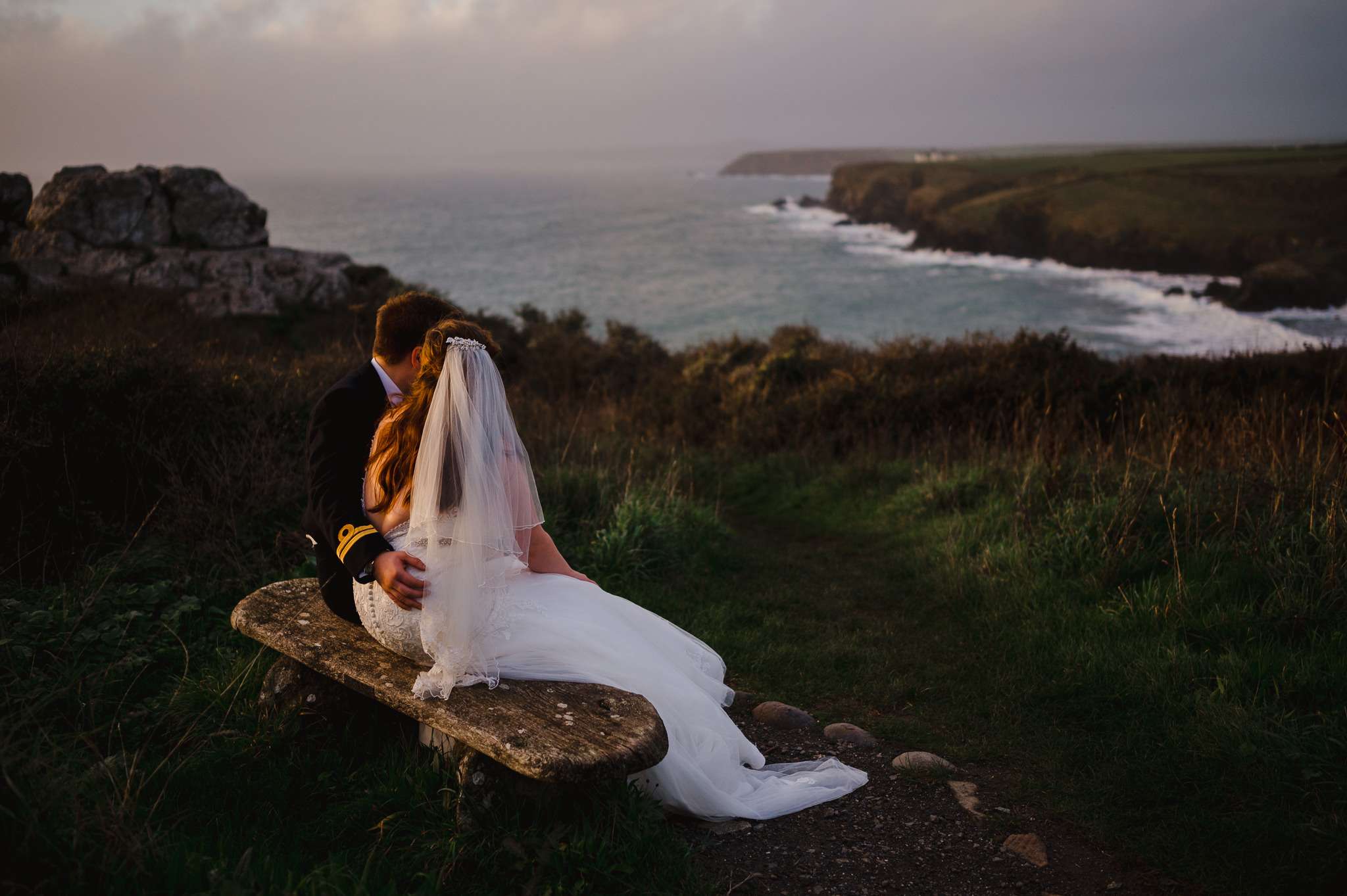 Stunning Navy Wedding At the Polurrian On The Lizard | Cornwall Wedding Photographer