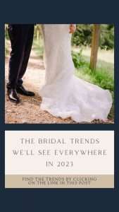 The Bridal Trends We'll See Everywhere In 2023 - Pinterest