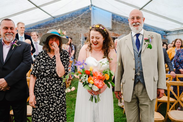Walking down the aisle