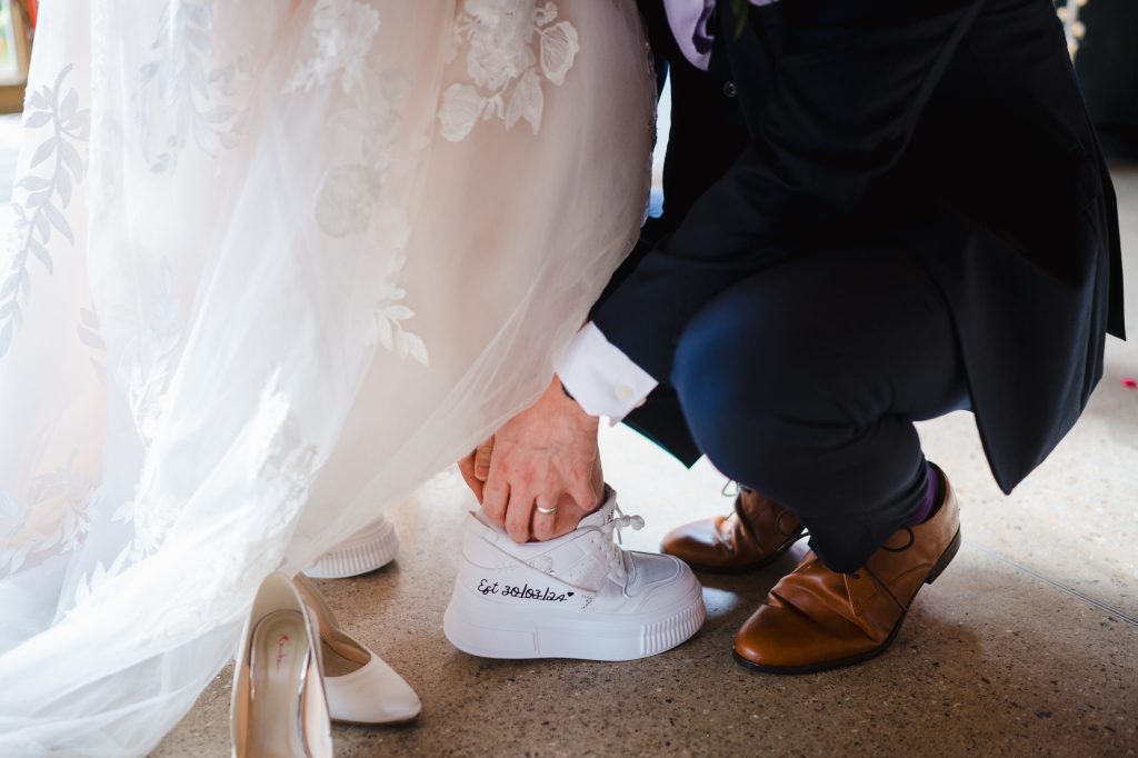 Time for a change of wedding shoe