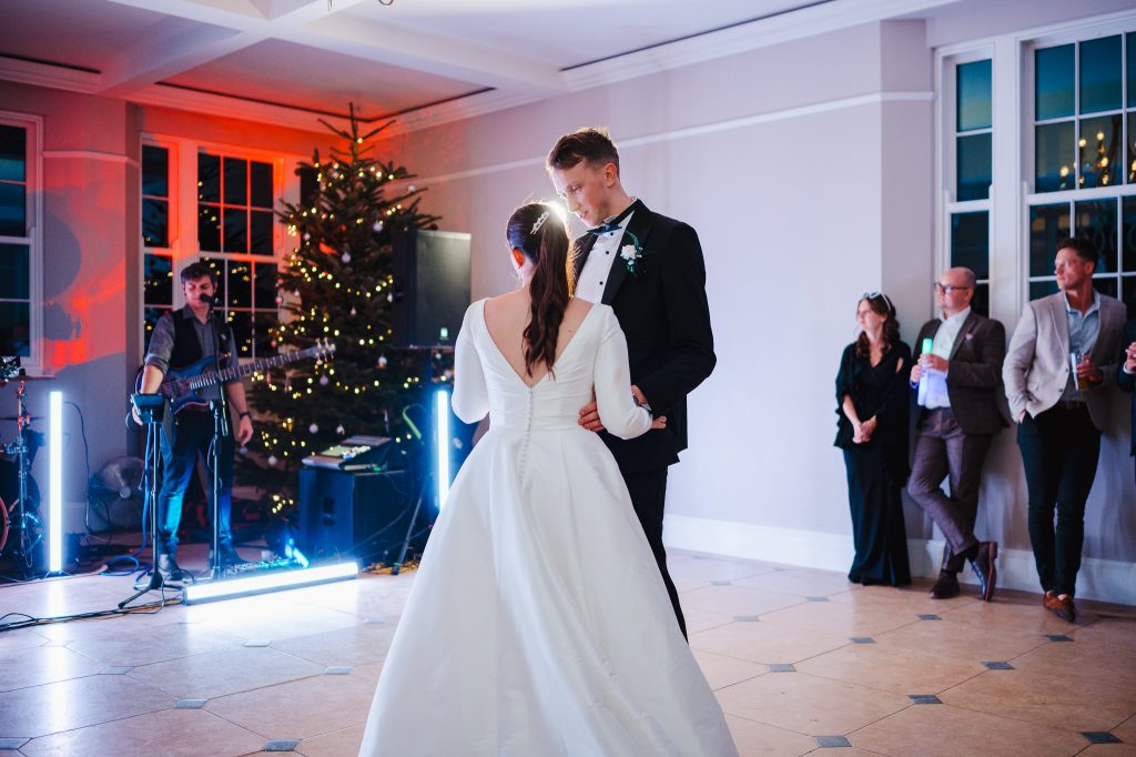 First dance at Rockbeare Manor wedding venue