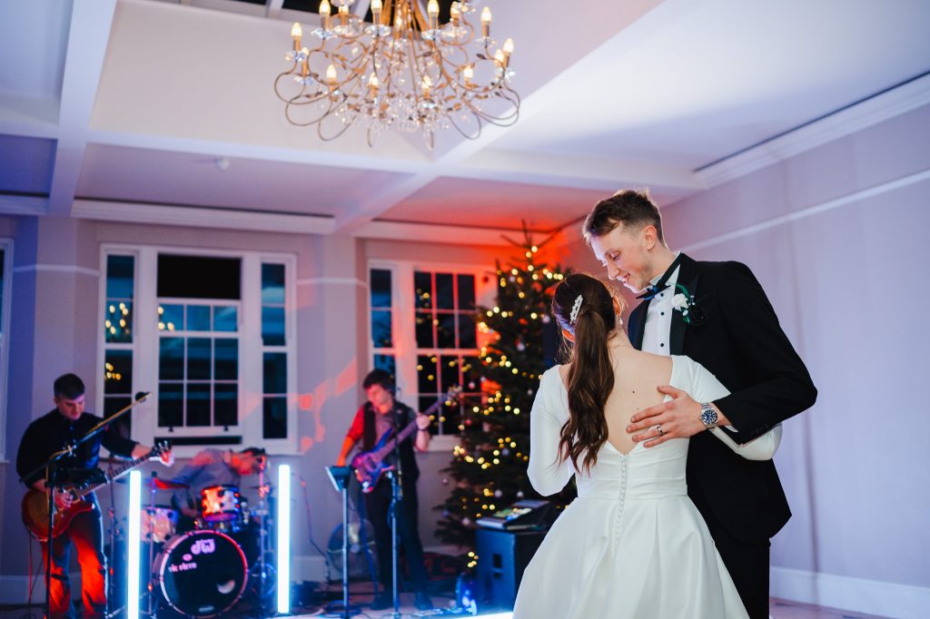 First dance at Rockbeare Manor wedding venue